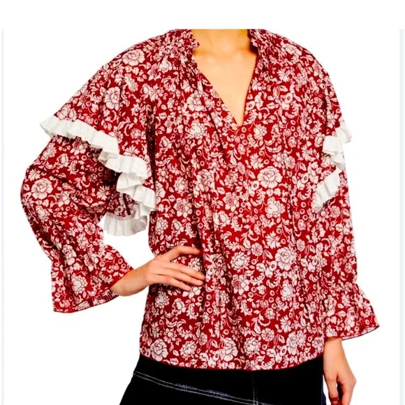 See by Chloe Blouse Sz 40 / 8-10 - Picture 1 of 10